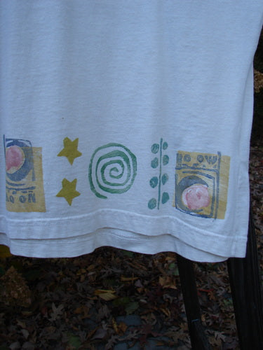 Image: A white towel with a pattern on it.

Alt text: 1992 Little Storma Dress Moon White OSFA - a white towel with a pattern on it.