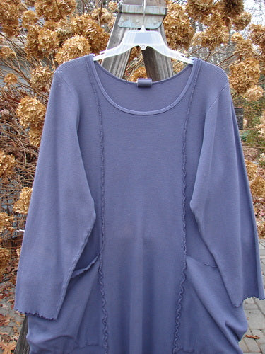 Barclay Patched Thermal Drop Pocket Dress, size 1, with drop shoulders, A-line shape, and oversized wrap-around pockets.
