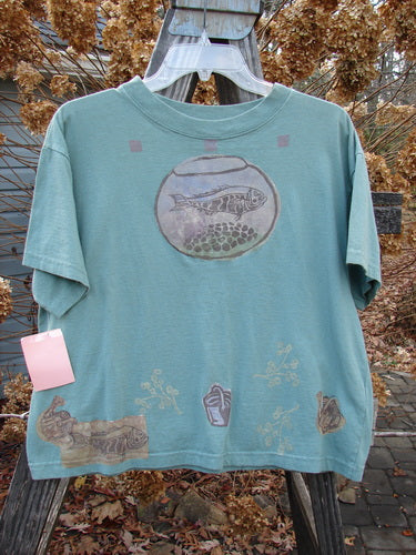 1994 NWT Short Sleeved Tee with fish bowl design, size 3