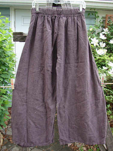 Barclay NWT Two Pocket Klee Pant Unpainted Stripe Fig Size 0, featuring a full elastic waist, dual top pockets, slightly flared lowers, and sweet striped accents, perfect for expressing individuality.
