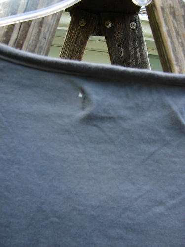 Barclay Banded Oversized Art Top in Mottled Grey, features a tight floral grid pattern, tunic length, drop shoulders, loose three-quarter sleeves, rounded neckline, and varying hemline.