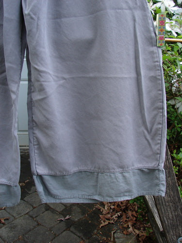 Barclay Lyocell Flutter Bottom Straight Pant in Unpainted Grey Sky, Size 0, featuring a full elastic waist and fluttered hem, perfect for a slimming summer look, from Bluefishfinder.com.