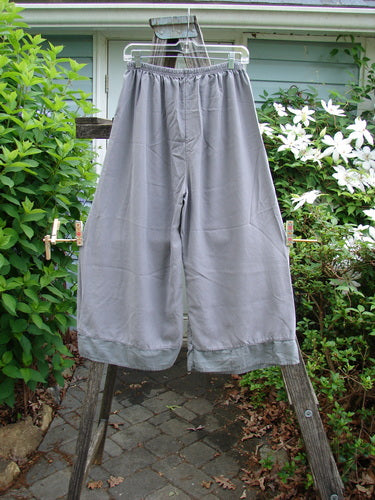 Barclay Lyocell Flutter Bottom Straight Pant in Unpainted Grey Sky, featuring a full elastic waist and flutter hem, perfect for spring and summer, embodying Bluefishfinder.com's vintage-inspired style.