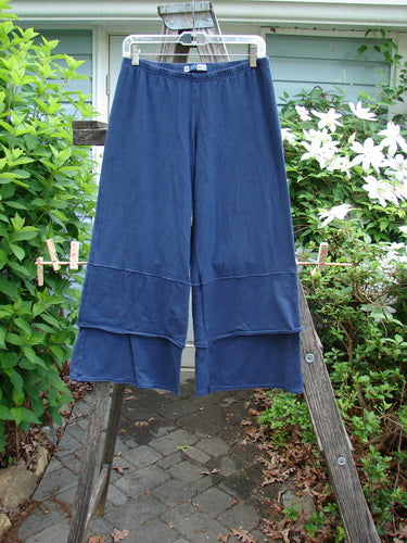 Barclay Cotton Lycra Crop 2 Petal Pantaloon in Unpainted Window Pane, featuring double ruffles, elastic waist, medium inseam, and vintage-inspired design, embodying BlueFishFinder’s creative style.