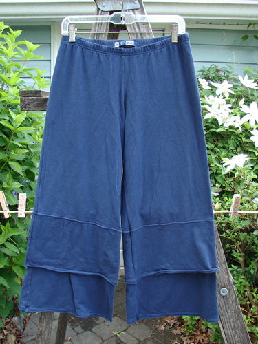 Barclay Cotton Lycra Crop 2 Petal Pantaloon in Unpainted Window Pane, featuring double ruffled lowers and elastic waist, embodies Bluefishfinder's vintage style and playful design for versatile, expressive fashion.