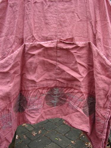 Barclay Linen Quad Pocket Vented Pinafore Twig Russet Size 2 features a unique neckline, not-too-deep arm openings, and quad drop pockets, embodying Bluefishfinder's vintage creative freedom.