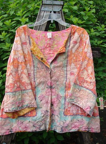 Magnolia Pearl Embroidered Axel Jacket Festive Floral Sunset OSFA features intricate embroidery on medium-weight European cotton, offering a unique, vintage-inspired style that aligns with Bluefishfinder.com's collection ethos.