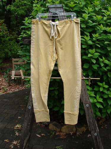 Magnolia Pearl Embroidered Heavy Cotton Whistlestop Underjohn Canary OSFA, showcasing intricate embroidery on durable European cotton fleece, aligning with Bluefishfinder.com's vintage-inspired, expressive fashion ethos.