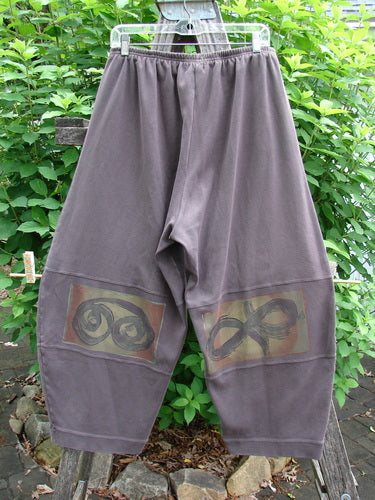 2000 Interlock Moors Pant Celtic Peat Size 2, showcasing a pegged lower shape with sectional panels, full elastic waistband, and a slightly cropped length, embodying BlueFishFinder's vintage aesthetic.