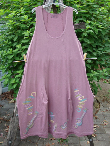 Barclay Constellation Jumper Music Festival Dusty Plum Size 1 features a deeply scooped neckline, widening lower sweep, dimensional hemline with pointed accents, and sectional vertical panels, reflecting Bluefishfinder.com's vintage style.