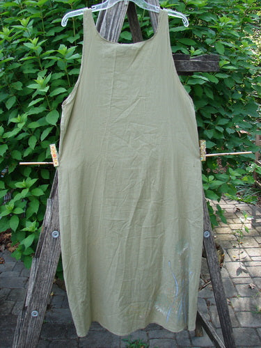 Barclay Batiste Slip Dress Floral Reach Seed Size 0 showcased on a clothes rack, highlighting its rounded neckline, empire waist seam, and suggestive floral pattern, embodying Bluefishfinder.com's vintage and expressive aesthetic.