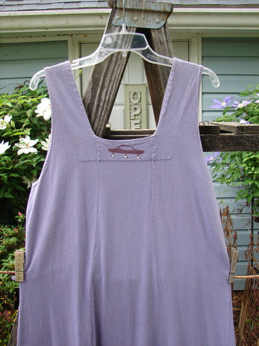 2000 Eiffel Dress Spaceship Twilight Size 1 displayed on a hanger; features gathered upper, curved empire waistline, triangular neckline insert, and spaceship theme paint.