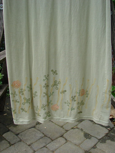 2001 Tide Dress Jax Kelp Size 1 featuring a slightly flared lower, three-quarter sleeves, and signature Jax theme paint, perfect as a layering piece or standalone dress.