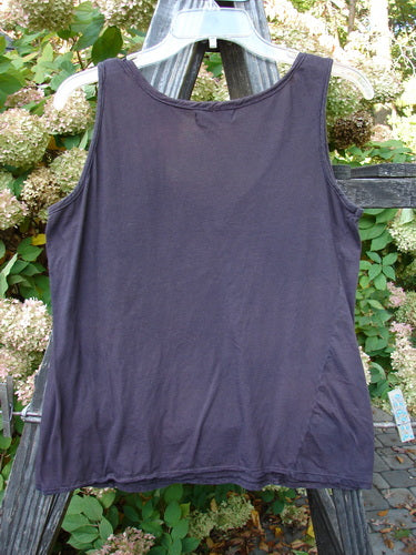 Barclay Batiste Decora Tiny Tank in Deep Burgundy - A black tank top with a front vertical neckline tie and diagonal insert, made from featherweight cotton batiste. Size 1.