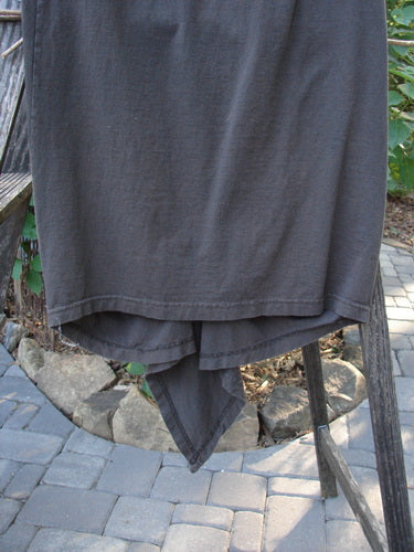 Close-up of the 1994 Harvest Gather Skirt Unpainted Bark Size 1, showcasing its sectional panels and 1-inch elastic waistband, highlighting its unique drape and craftsmanship.