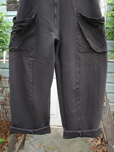 Barclay Interlock Cuff Toboggan Reversible Pant Unpainted Black Size 1 showcasing oversized side pockets and fleece cuffs, ideal for winter warmth and versatile style.