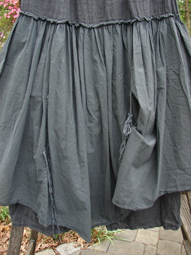 Barclay NWT Linen Batiste Fusion Pant Skirt Unpainted Ironworks Size 0, featuring a layered skirt over pants with elastic waist and tie accents, embodying Bluefishfinder's unique vintage style.