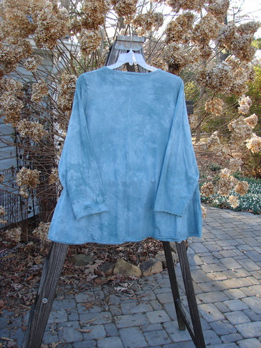 Barclay Long Sleeved A Lined Top Degree Axis Mottled Dusty Teal Size 2 | Bluefishfinder.com
