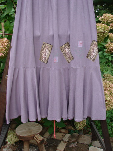 1997 Shell Fish Skirt Seahorse Sea Urchin Size 2 with deep side pockets, full elastic waistband, and bottom kick flounce featuring an ocean theme with seahorses and a tie-on pouch.