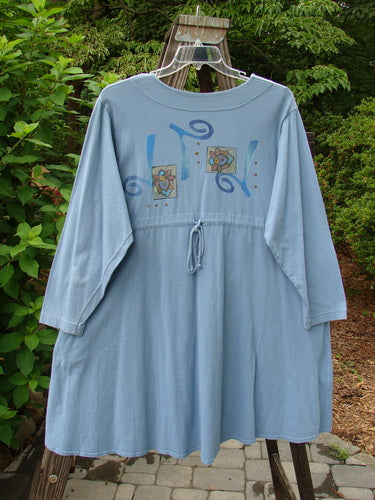 1997 Mask Jacket Windy Floral Peacock Size 1, mid-weight cotton with a bell shape, two-button closure, deep side pockets, and a varying rounded swing hemline.