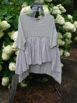 Barclay Gauze Batiste Petal Urchin Flounce Dress Unpainted Rice Paper Size 1