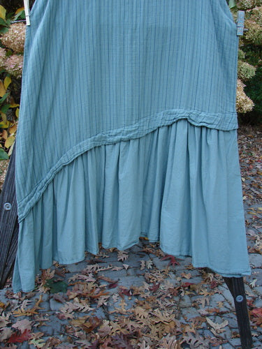 Barclay NWT Varano Jumper: Olive leaf dress with ruffles, diagonal bodice, and offset pocket. Organic cotton gauze. Size 2.