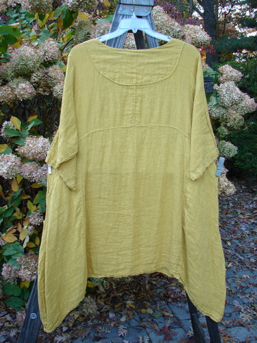 Barclay NWT Gauze Cross Over Urchin Dress, unpainted Dandelion, size 2, on a swinger with pockets.