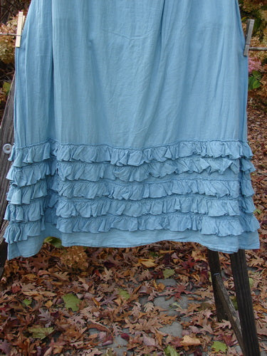 Barclay NWT Voile Foldover Five Ruffle Skirt on clothesline