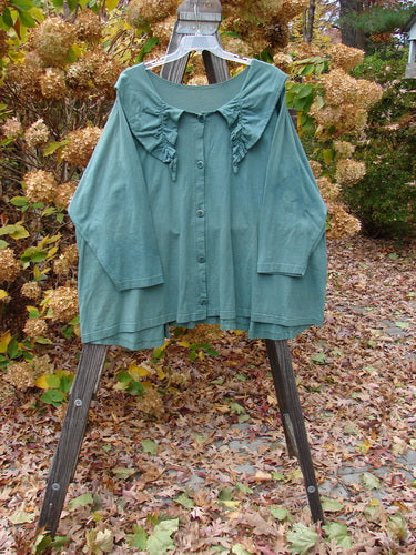 1994 Fallen Leaves Jacket, Nori Green, Size 2, on wooden rack