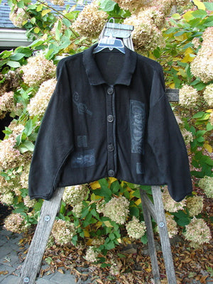 1995 Cottage Cardigan Gal Singer Black OSFA