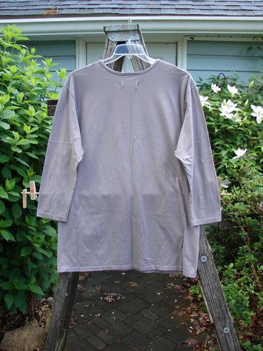 Barclay NWT Long Sleeved Studio Tee Floral Wing Mauve Aurore Size 0 features a straight shape, cozy long sleeves, and rounded neckline with a floral wing theme, ideal for creative expression.