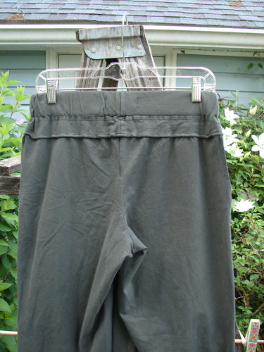 Barclay NWT Organic Cotton Lycra Playground Pant features a full elastic waist, longer inseam, and exterior stitchery in a sleek, pocketless design. Ideal for showcasing individuality.