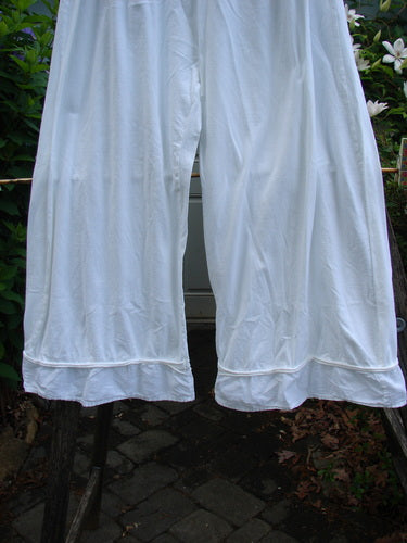 Barclay NWT Lightweight Nepenthe Pant Unpainted White Size 0: Features full elastic waist, sweet bottom flutter, rolled raw panels; designed from organic cotton with a slightly longer rise for a comfortable fit.