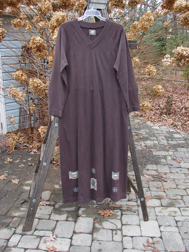 1999 Wide V Neck Dress on clothes rack