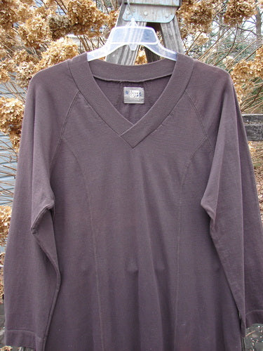 1999 Wide V Neck Dress with Rocking Horse Paint, Size 1, on a swinger