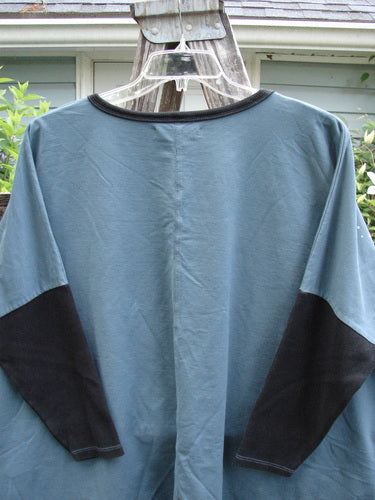 Barclay Cotton Lycra Rib Sleeved Treesoul Pullover showcases a seamless design with rib sleeves and metallic orchid paint, embodying Bluefishfinder.com's unique, vintage-inspired style.