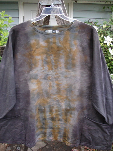 Barclay Cotton Lycra Writer's Pocket Pullover Sweatshirt, featuring a seamless design with wide flair and dual pockets, showcases vintage-inspired creativity from Bluefishfinder.com's unique collection.