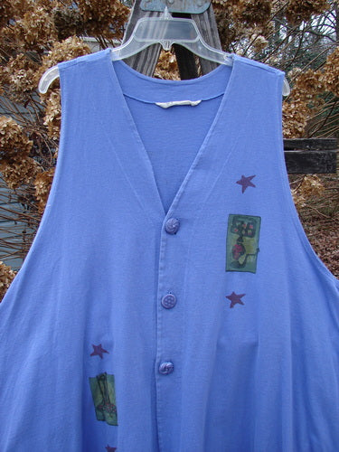 1997 Simple Vest with Robot and Key Design, Size 2