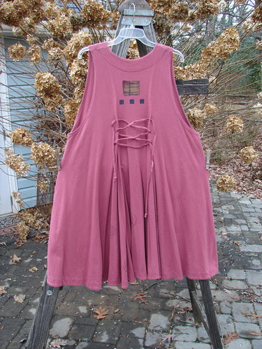 1997 Fresco Vest with lace and oversized buttons on a rack