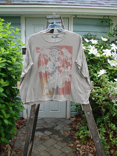 Barclay Cotton Slub Cricket Cap Sleeve Tee Dogwood Faun OSFA features cool cap sleeves, a rounded hemline, and a seamless shoulder sleeve, embodying BlueFishFinder's vintage, expressive style.