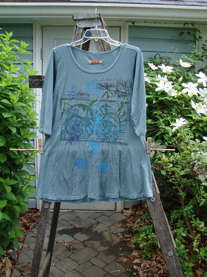 Barclay Slub New Hope Curve Seam Tee Travel Notes Lightest Forest Size 1