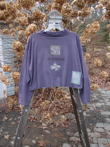 1995 Craft Top Tee with Butterfly Design on Wooden Rack