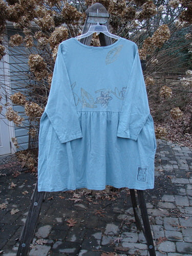 1995 Bric Brac Dress with flower watercolor pattern, size 1, on a rack.