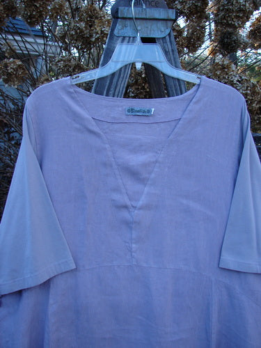 Barclay Linen Cotton Sleeve Triangle Dress, Lavender, Size 2, on a swinger