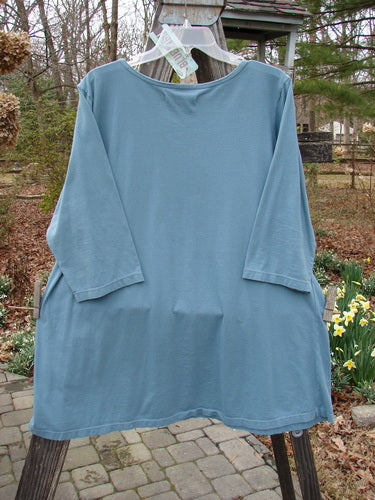 Barclay NWT Sunny Day Tunic with Belief Spirit Magic Medallion, A-line silhouette, 3/4 sleeves, organic cotton, size 2.
