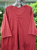 Barclay Gather Two Pocket Dress Unpainted Redish Brick Size 2