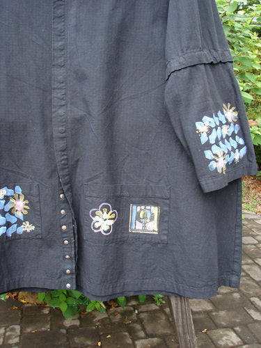2000 Parachute Camper Jacket with Floral Design, Size 2