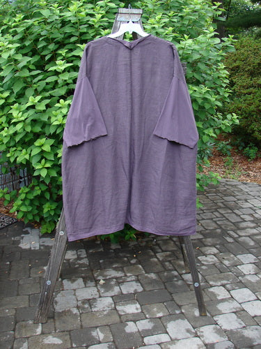 Image alt text: Barclay Linen Cotton Sleeve Pocket Cardigan in Dusty Plum, size 2, on a clothes rack