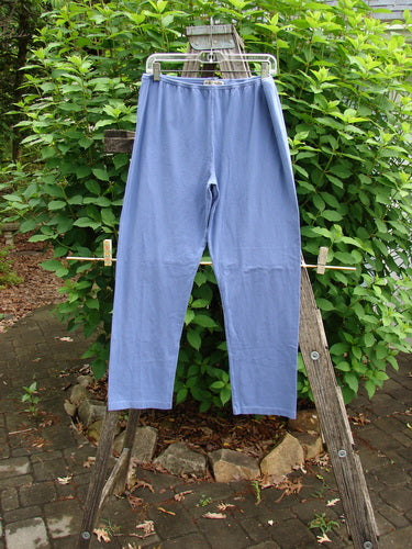 Barclay Cotton Lycra Relaxed Legging Unpainted Skylark Size 2 features a longer, relaxed fit with a larger elastic waistline, designed in a soft, forgiving fabric ideal for casual wear.