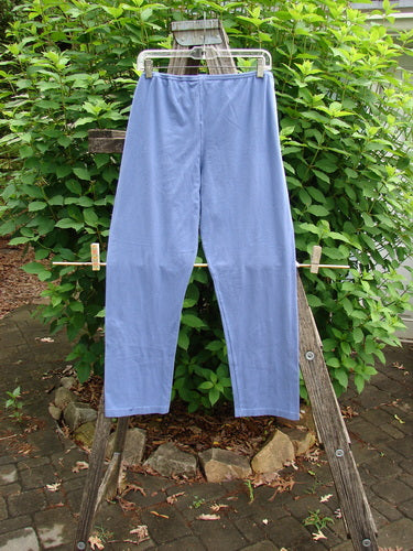 Barclay Cotton Lycra Relaxed Legging Unpainted Skylark Size 2 featuring a longer, relaxed fit with a professionally replaced larger elastic waistline, perfect for casual wear with its soft, forgiving feel.